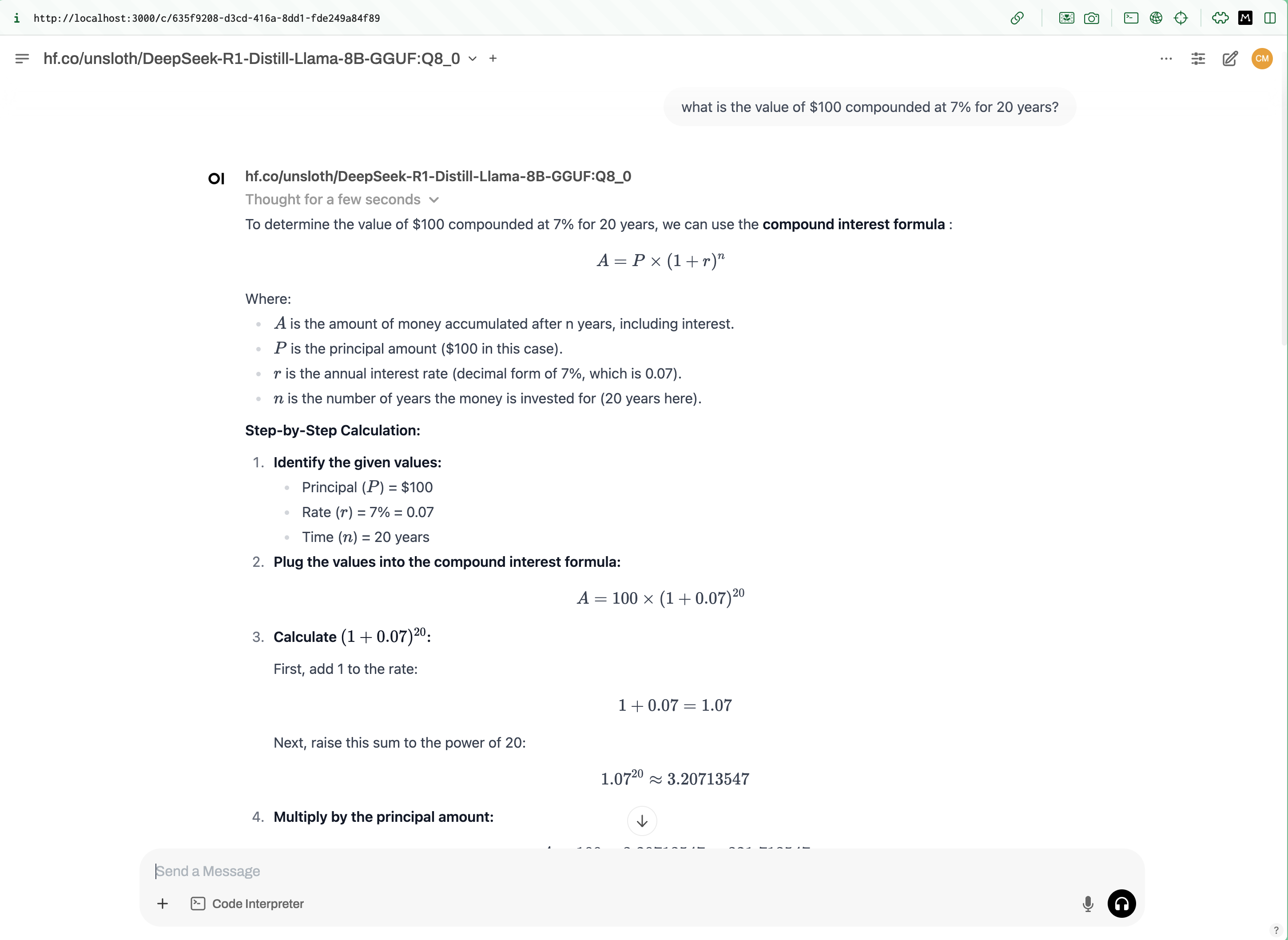Open WebUI example