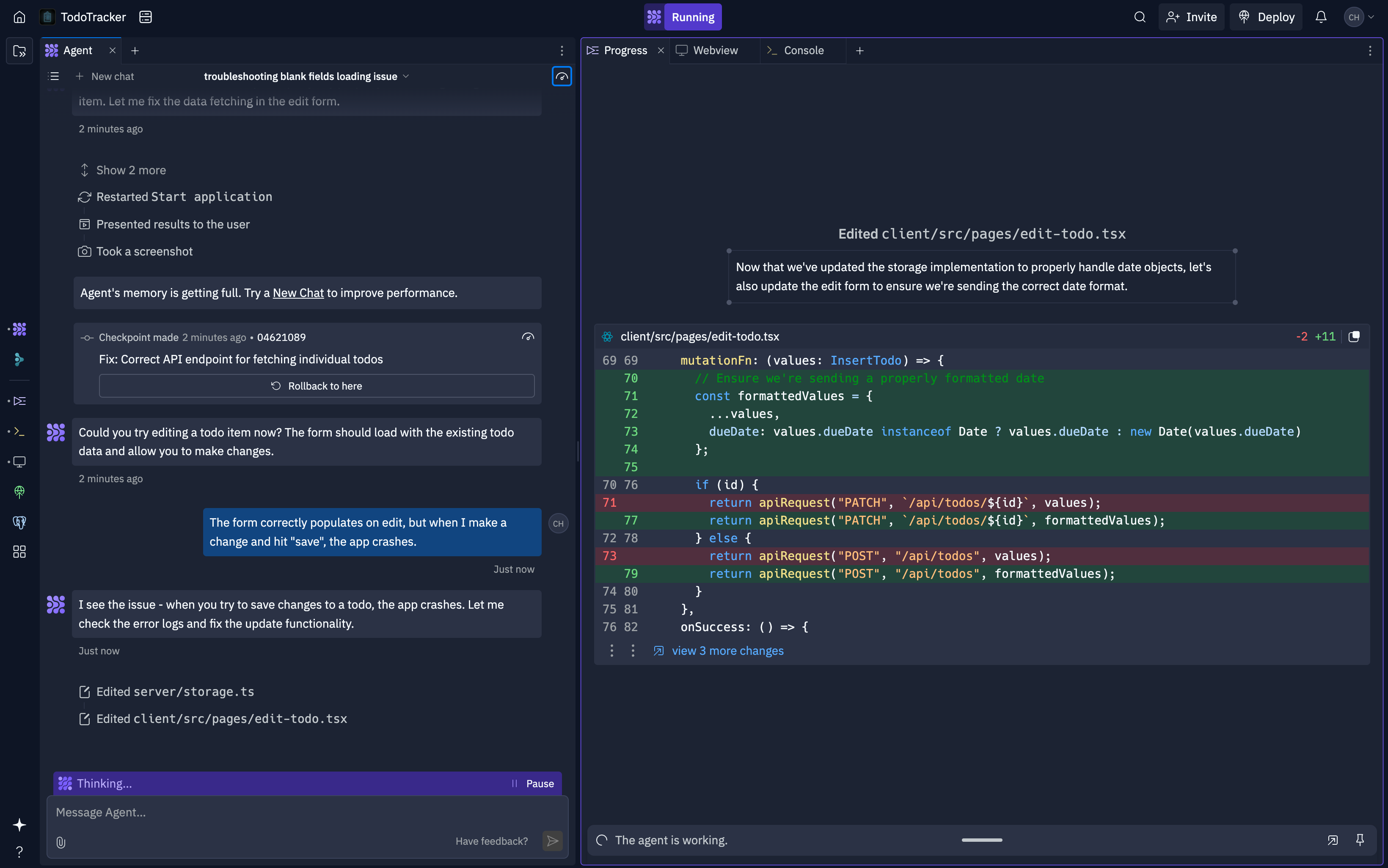 Code diff