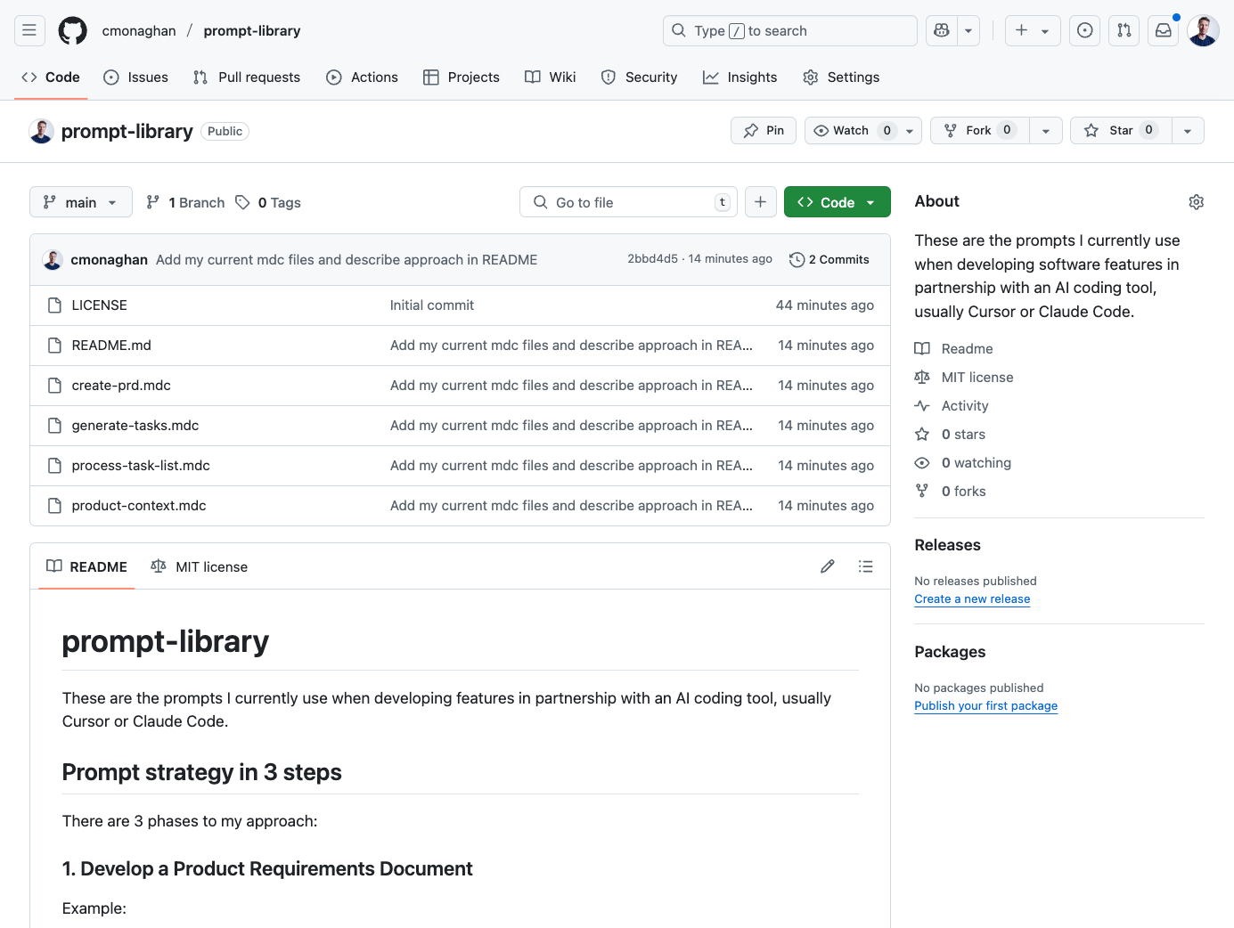 Repository screenshot
